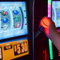 A slot machine at a casino